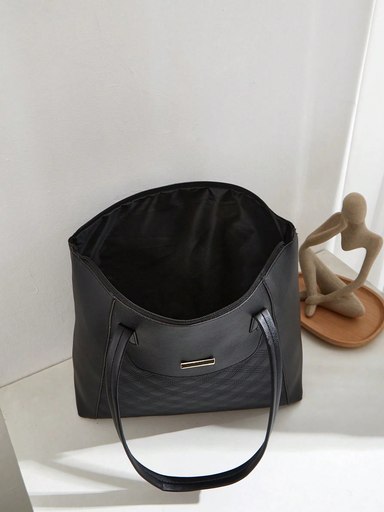 4Pcs Women'S Travel Set Four Pieces: Fashionable Rhinestone Pressed Crossbody Bag,Solid Color Tote,Large Capacity Handbag,Shoulder Camera Bag,School Bag Set,Portable,Classic Casual,Business Casual,For Teen Girls Women College Students,White-Collar Workers,College,Perfect for Office,Elementary School, School Bag with Pouch for Women